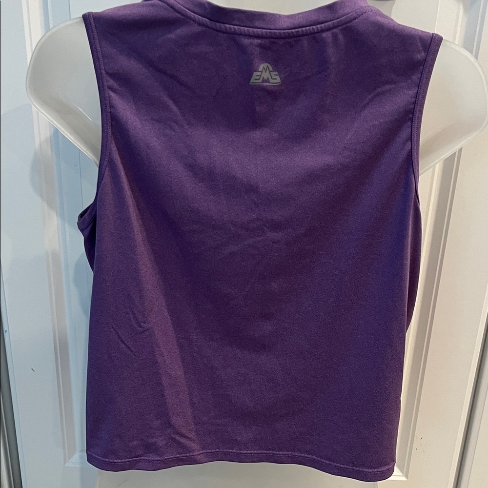 EMS Tech-Wick Purple Sleeveless Top